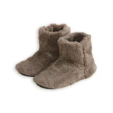 【Confis】もこもこブーツ型ルームシューズ｜冬の底冷え対策に。足首までぬくぬく包む北欧風スリッパ