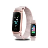 CORO スマートウォッチ 0.96インチ Bluetooth5.3｜気負わず始める“ちょうどいい”一本（ピンク）