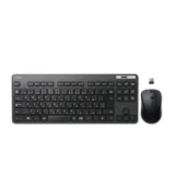 エレコム TK-FDM109MBK ワイヤレスキーボード＆マウス｜机が一気に整う。シンプルで快適なデスク環境を作る薄型セット