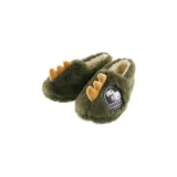 FASPROJECT アニマルファースリッパ｜ふわもこ恐竜＆猫デザイン！冬の足元がぬくぬくになるキッズルームシューズ