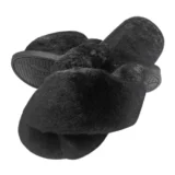 【HJstars】ふわふわクロスのレディースルームシューズ｜冬の足元をやさしく包む、暖かくてかわいい室内スリッパ