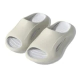 【kaidisen 配色サンダル】4cm厚底EVAでふわっと軽い履き心地｜室内も外もこれ一足でいける万能ルームスリッパ