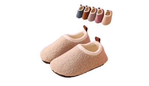 冬のフローリング問題、これで解決｜mbolus キッズ用ルームシューズ ふわもこボアスリッパ