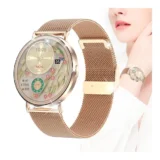 【6.9mmの衝撃的スリム】Muckol レディーススマートウォッチ｜1.32インチAMOLED×通話対応で“きれいめ派”の新定番