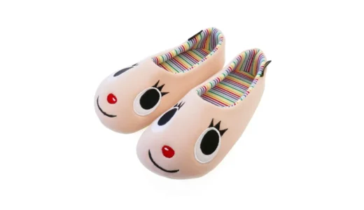 オクムラ「モダンペット スピーチ」洗えるルームシューズ｜かわいい刺繍とフィット感で毎日履きたくなる一足