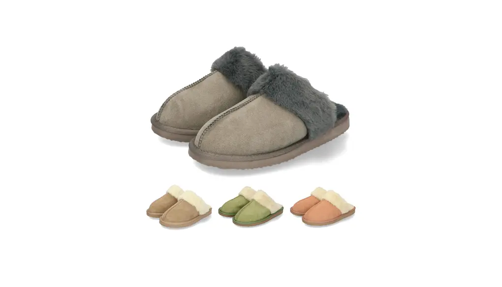 ORiental TRaffic(オリエンタルトラフィック) ユニセックス大人 スリッパ ファー 北欧 室内 来客用 暖かい 防寒 冷え対策 もこもこ 男女兼用 軽い G-0010ルームシューズ