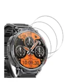 【3枚セット】salywin スマートウォッチ用保護フィルム｜1.85インチ丸型対応・9H強化ガラスで画面を守る安心アクセサリー