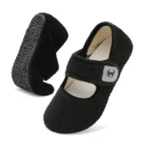 Scurtain かかと付きルームシューズ｜入院・介護で助かる面ファスナー式の室内履き。滑りにくく履かせやすい安心設計