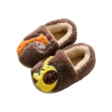 Shopyruder 子供用アニマルルームシューズ｜冬のフローリングでもぬくぬく歩ける、もこもこキッズスリッパ