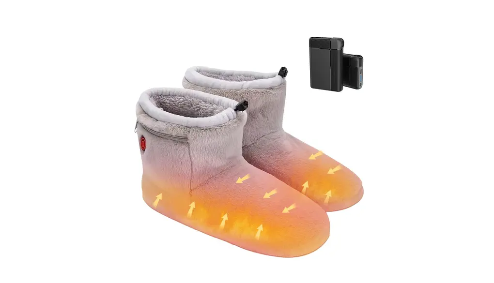 [soribia] 電気スリッパ フットウォーマー スリッパ 室内 USB足温器 歩ける 電気足温器 足元ヒーター 速暖 3段階温度調節 2個8000mAhバッテリー付き 軽量 秋冬 コードレス あったか 防寒対策 洗濯可 滑り止め 男女兼用