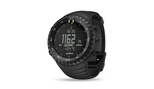 SUUNTO Core（スント コア）オールブラック｜高度計・気圧計・コンパス搭載、アウトドア好きが惚れる定番ウォッチ