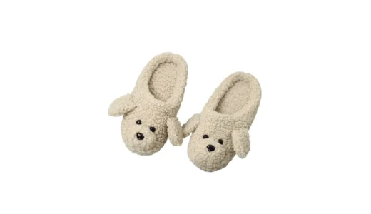 【足元にちょこんとプードル】SWINGPLUS プードルモチーフ ルームシューズ｜ふわふわ軽量でおうち時間が癒しになる室内スリッパ