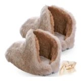 天然屋 キャメル ルームシューズ｜ラクダ毛100％のぬくもりで冬の足元が変わる、日本製あったかスリッパ