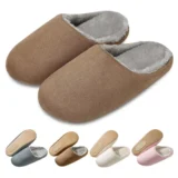 冬のフローリング問題、これで解決？Tophana モコモコルームシューズ｜雲みたいな踏み心地の暖かスリッパ