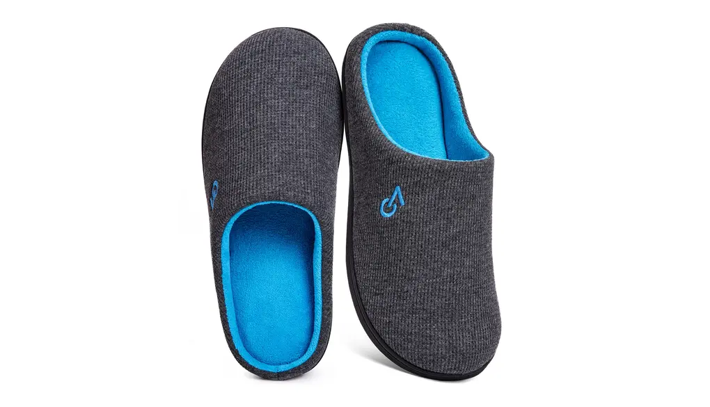 [VeraCosy] メンズ二色スリッパ 厚底 冬用 低反発フォームルームシューズ