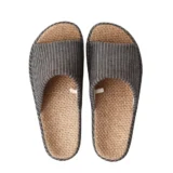 素足が気持ちいい麻スリッパ｜YAKIDA 人間工学デザイン ルームシューズは軽くて静かな室内履き