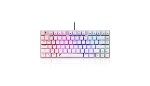 デスクが広くなるだけでこんなに変わる？e元素 81キー赤軸メカニカルキーボードで作業もゲームも快適に