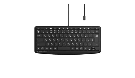 エレコム TK-LCM02BK｜「挿すだけ」で即作業、iPadが仕事道具に変わる静音有線キーボード