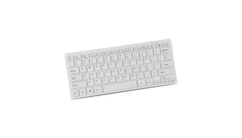 小型有線キーボード、有線キーボード小型キーボード超薄型ミニ USB 有線キーボード 78 キー付きデスクトップコンピュータラップトップ PC 用キーボード (白)