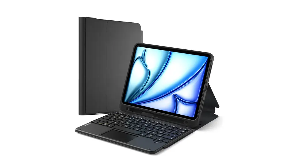 Inateck iPad A16 11世代ケース キーボード付き 着脱可能JIS日本語配列キーボード iPad 10世代、Air 11インチ M3 2025/M2 2024、Air 5/4、Pro 11インチ 4/3/2/1世代に対応 全面保護、ペン収納、3台デバイスと接続可能