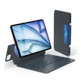 【軽いのに仕事がはかどる】Omikamo iPadキーボードケース｜タッチパッド搭載でPC感覚に変わる