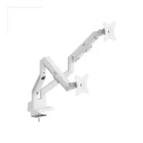 Pixio PS1D Wave White｜デスクが一気に広がる？デュアルモニターアームで作業環境を整える