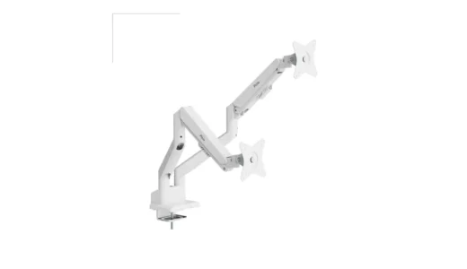 Pixio PS1D Wave White｜デスクが一気に広がる？デュアルモニターアームで作業環境を整える