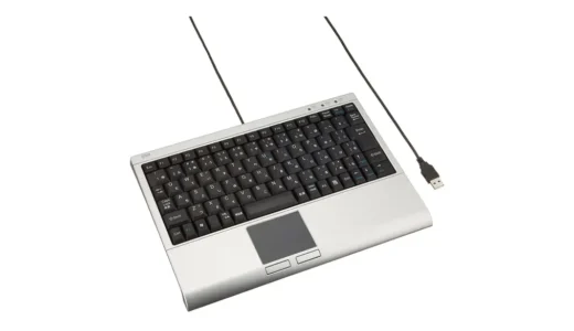 マウスいらずでデスクが広がる｜サンワサプライ タッチパッド付キーボード SKB-TP01SVNで作業スペースをすっきり整える