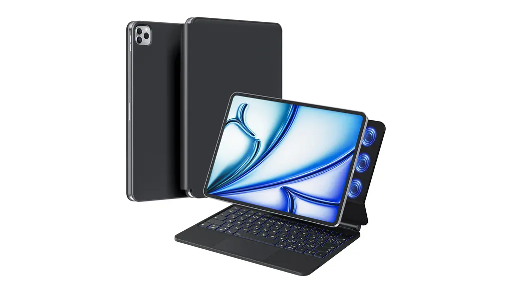 ipad キーボード付きケース iPad Pro第1/第2/第3/第4/第5世代対応（11インチ）キーボード付きケース マジックキーボード風 JIS日本語配列・高精度タッチパッド・7色バックライト・磁気吸着・超薄型・軽量・耐衝撃・保護カバー・持ち運びやすく・オフィスでも活躍・仕事用