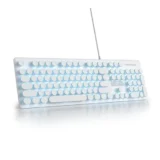 見た目で惚れて、使って納得｜Ussixchare V300WHITE レトロキーボードがデスク時間を変える理由