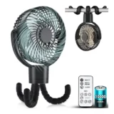 AMZHOOZ充電式扇風機｜360°首振りで夏の空気が変わる