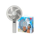 ゴリラの扇風機 GRF2601BGY｜顔全体に届く大風量ハンディファン