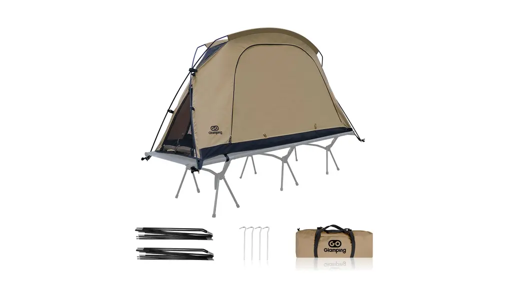 GOGlamping テント コットテント【SKY EYE CT】/【SKY EYE CT PLUS】 自立式 コットテント TC 素材コット用テント ソロテント カンガルー式テント インナーテント 1人用 ツーリングドーム TCテント 3 WAYタイプ 軽量 アルミポール 前後出入り口 メッシュ天窓 【サイド窓】焚き火可 小型テント キャンプテント ハイキング バイク自転車 キャンプ テントのみ