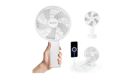 HandFan大きめ携帯扇風機｜顔全体に届く風で夏がラクになる？