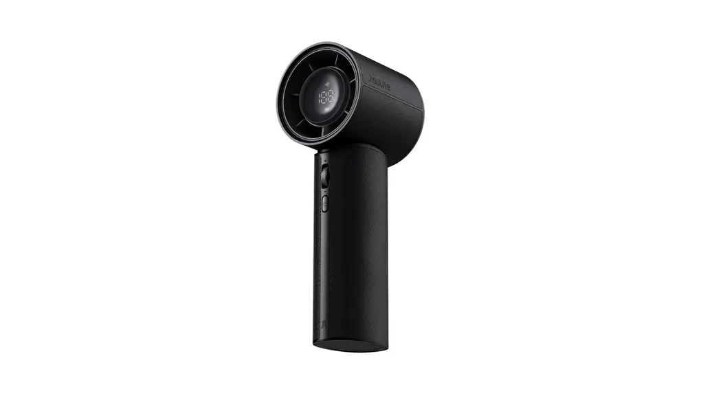 JisuLife ハンディファン Pro1 Mini 【小型 / 30時間長時間駆動 / 風量100段階ローラー調整 / 携帯扇風機/手持ち扇風機/USB-C充電/卓上扇風機/ポータブル/ジスライフ】ブラック
