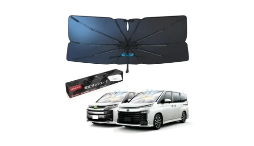 Mozan ヴォクシー ノア90系専用サンシェード｜夏の車内がラクになる傘型シェード