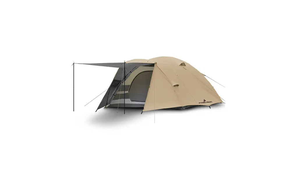 PYKES PEAK (パイクスピーク) テント ドームテント ドーム型 4人用 5人用 6人用 3m×3m 【キャノピーポール付き/UVカット率99%】 PARTY DOME 大型 ファミリー キャンプ 耐水圧2000mm
