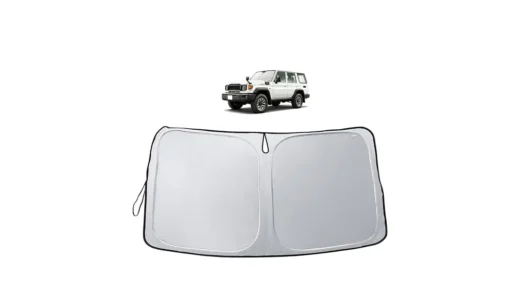 RUIYAランクル70専用サンシェード｜夏の車内がラクになる一枚