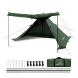 wolfyok outdoorsワンポールTCテント｜ソロキャンプの居場所が変わる
